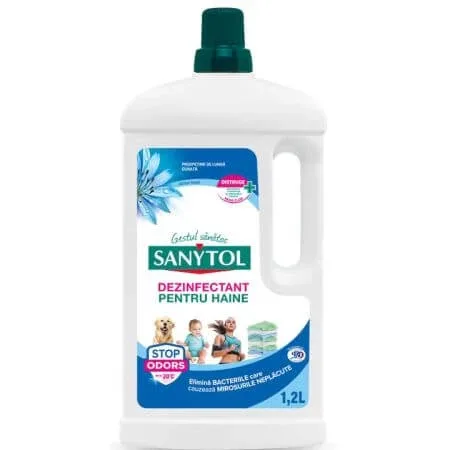 Dezinfectant pentru haine, Active Fresh, 1.2 litri, Sanytol — preț și oferte