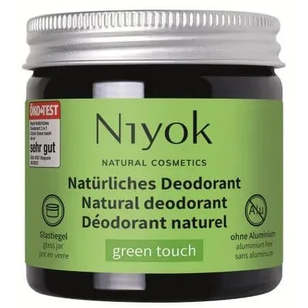 Deodorant natural tip crema Green Touch, 40 ml, Niyok — preț și oferte