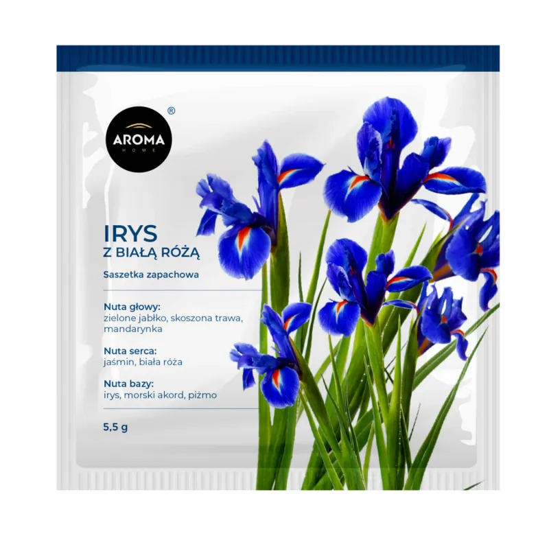 Aroma Home, săculeț de parfum, iris cu trandafir alb, 5.5 g — preț și oferte