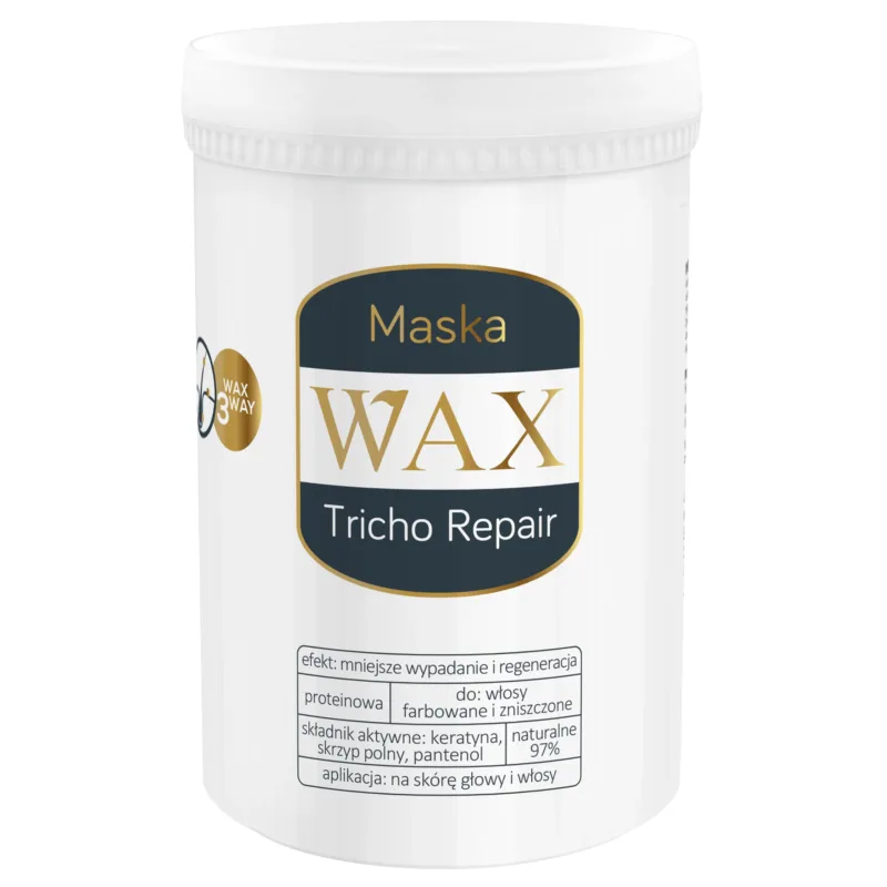 WAX Tricho Repair, mască pentru păr și scalp, regenerantă și împotriva căderii părului, 480ml — preț și oferte