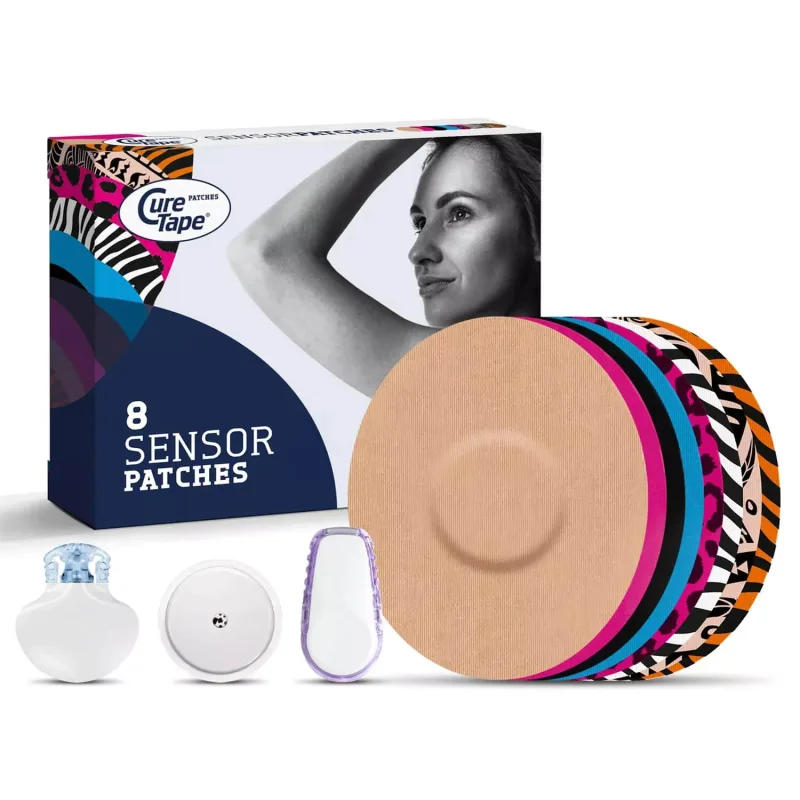 Plasturi cu senzor CureTape, plasturi cu senzor CGM pentru monitorizarea glucozei, culori mixte, 8 bucăți — preț și oferte