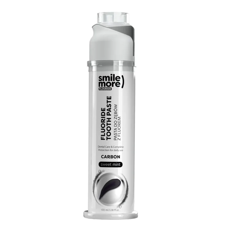 HiSkin Smile More, pastă de dinți revitalizantă pentru smalț, carbon și mentă dulce, 100 ml — preț și oferte