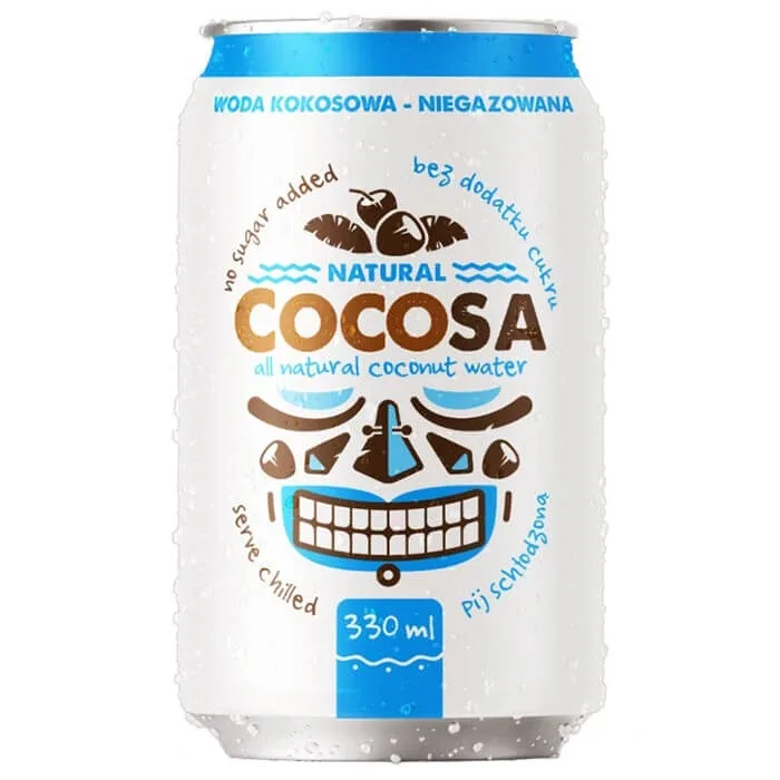 Diet-Food Cocosa Natural Water, apă de nucă de cocos, plată, 330 ml — preț și oferte