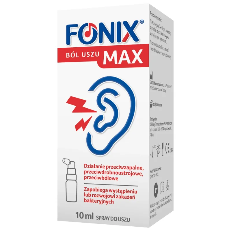 Fonix Earache Max, spray, 10 ml Polpharma — preț și oferte