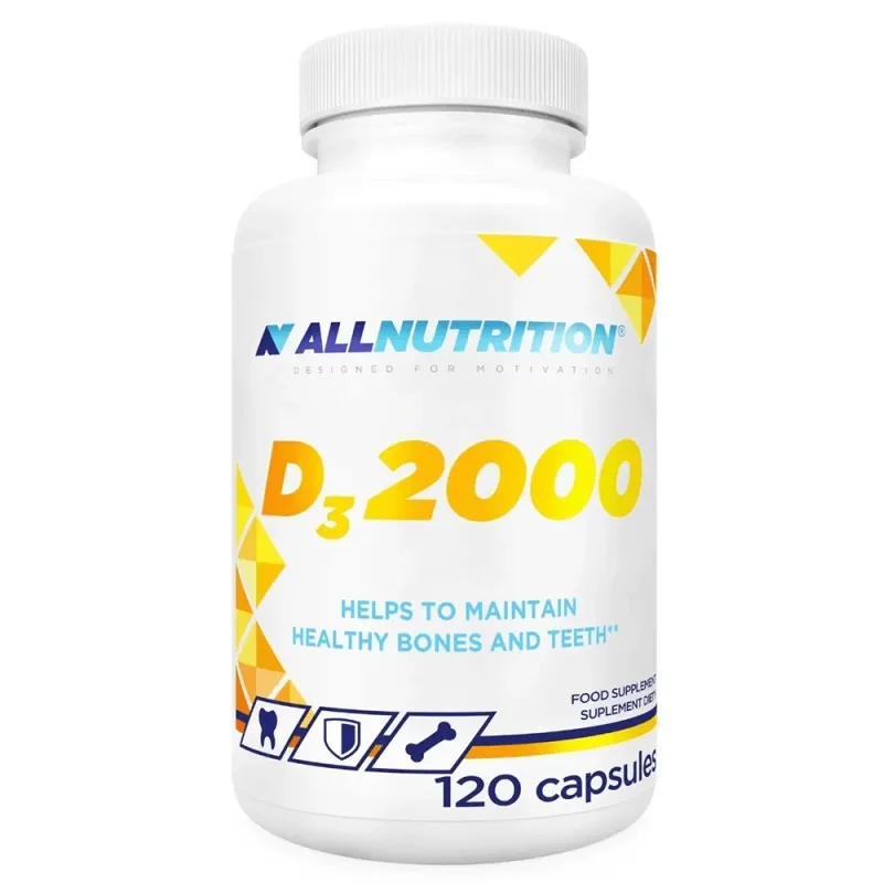 Allnutrition Vit D3 2000, vitamina D 50 μg, 120 capsule — preț și oferte