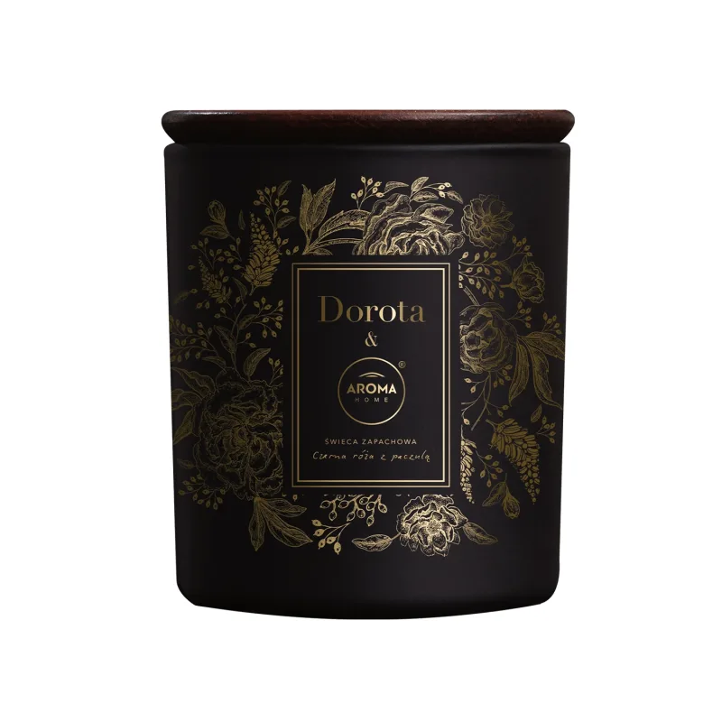 Dorota&Aroma Home, lumânare parfumată, trandafir negru cu patchouli, 150 g — preț și oferte
