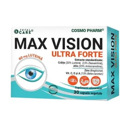 Max Vision Ultra Forte, 30 capsule, Cosmo Pharm — preț și oferte
