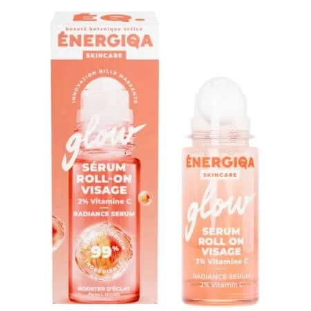 Serum roll-on iluminator cu 2% vitamina C Energiqa, 30 ml, Energie Fruit — preț și oferte