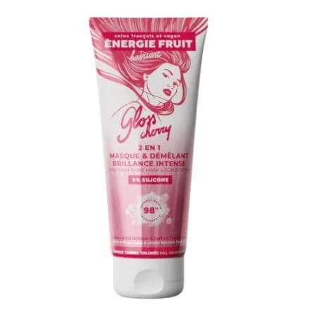 Masca 2in1 pentru stralucire intensa si descurcare, Gloss Cherry, 200 ml, Energie Fruit — preț și oferte