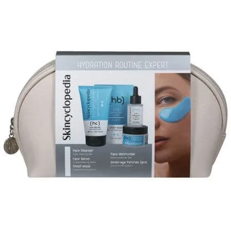 Set pentru hidratarea tenului, Hydration Routine Expert, 5 bucati, Skincyclopedia — preț și oferte