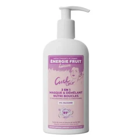 Masca si balsam 2in1 pentru par ondulat si cret, Curl Coco, 300 ml, Energie Fruit — preț și oferte