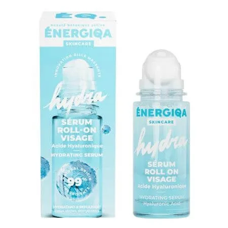 Serum roll-on hidratant cu Acid hialuronic Energiqa, 30 ml, Energie Fruit — preț și oferte