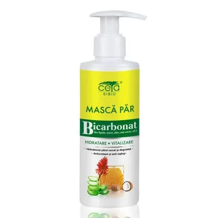Masca de par cu bicarbonat pentru hidratare si vitalizare, 200 ml, Ceta Ceta Sibiu — preț și oferte