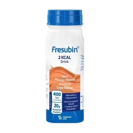 Bautura cu aroma de caise si piersici Fresubin, 4x200 ml, Fresenius Kabi Fresenius Kabi Germania — preț și oferte