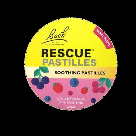 Dropsuri cu aroma de fructe de padure Bach Original, 50 g, Rescue Remedy — preț și oferte
