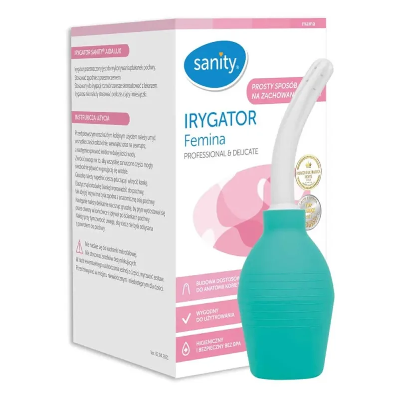 Sanity Aida Lux, irigator igienă intimă, 1 buc — preț și oferte