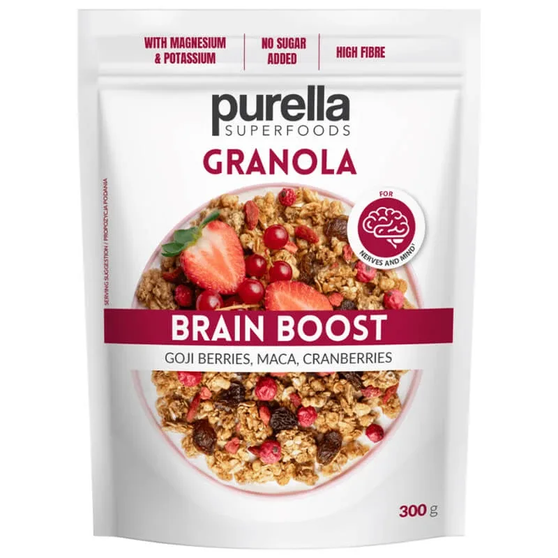 Purella Superfoods Granola Brain Boost, 300 g — preț și oferte