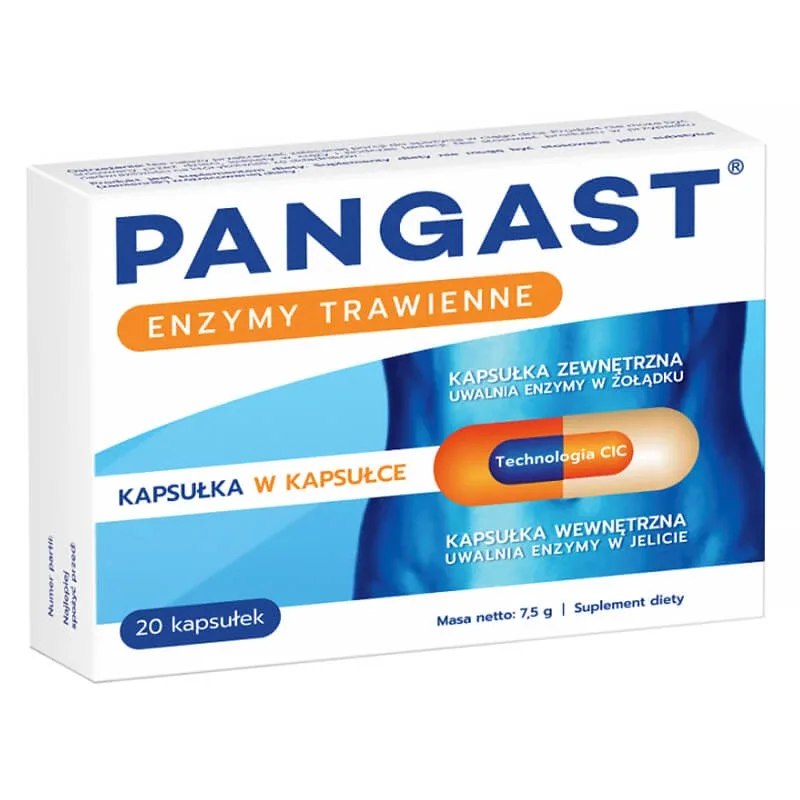 Pangast, 20 capsule Medezin — preț și oferte
