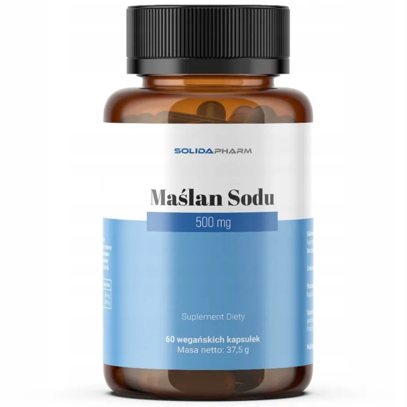 Solida Pharm Butirat de sodiu 500 mg, 60 capsule — preț și oferte