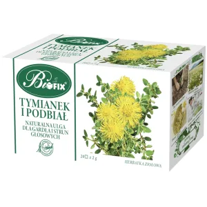 Bi Fix Cimbru și tătăneasă, ceai de plante, 2 g x 20 pliculețe