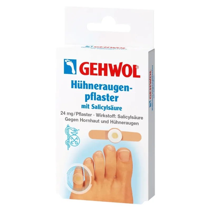 Gehwol, plasturi confort pentru bătături cu acid salicilic, 8 bucăți — preț și oferte