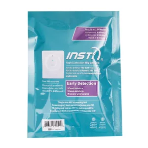 Insti Rapid Detection HIV Self Test, test rapid de sânge la domiciliu pentru detectarea HIV, 1 buc