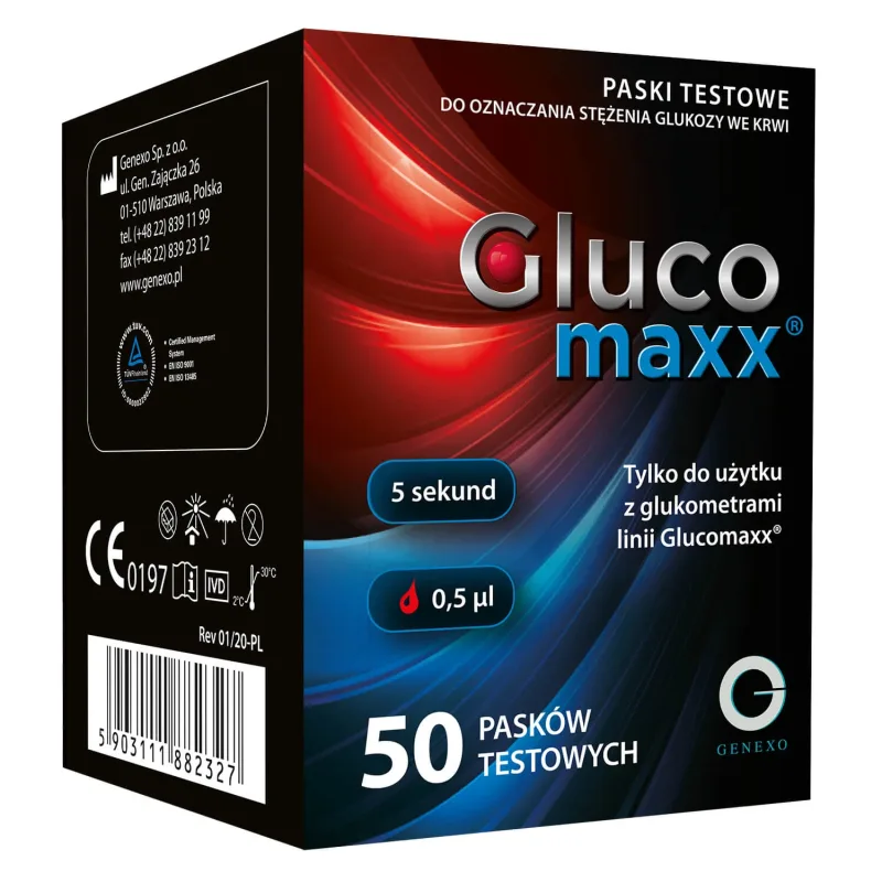 Glucomaxx, benzi de testare, 50 unități — preț și oferte