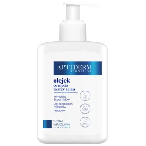 Aptederm Sensitive, ulei de curățare pentru față și corp, piele sensibilă și atopică, 250 ml