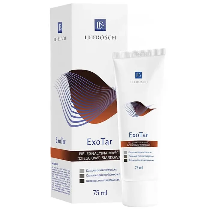 Lefrosch ExoTar, unguent de îngrijire cu gudron și sulf, 75 ml — preț și oferte