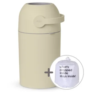 Magic Majestic, coș pentru scutece folosite, bej, 40 l + saci, 15 bucăți