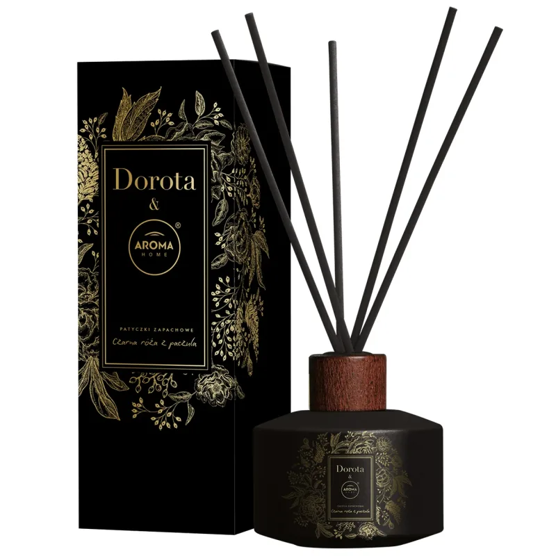 Dorota&Aroma Home, sticksuri parfumate, trandafir negru cu patchouli, 100 ml — preț și oferte