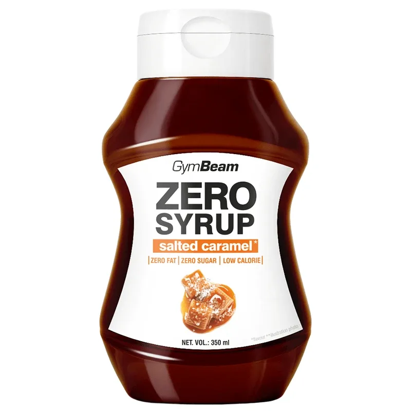 GymBeam Zero, sirop, caramel sărat, 320 ml — preț și oferte