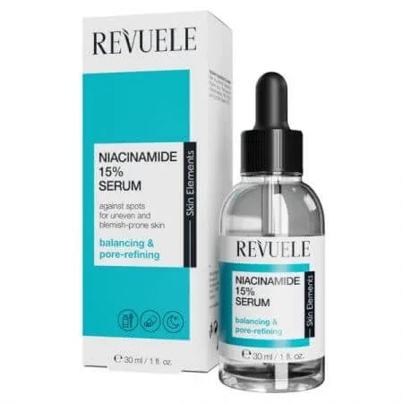 Ser de fata cu niacinamide 15% pentru reglarea sebumului, 30 ml, Revuele — preț și oferte