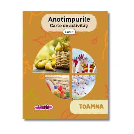 Carte de activitati pentru copii Anotimpurile, Toamna, 5 ani+, Amona — preț și oferte