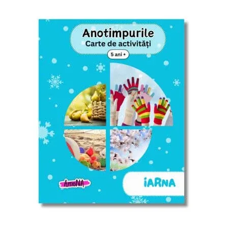 Carte de activitati pentru copii Anotimpurile, Iarna, 5 ani+, Amona — preț și oferte