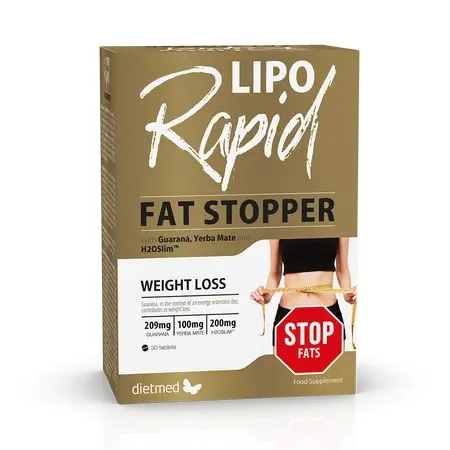 Lipo Rapid Fat Stopper, 30 tablete, Dietmed — preț și oferte