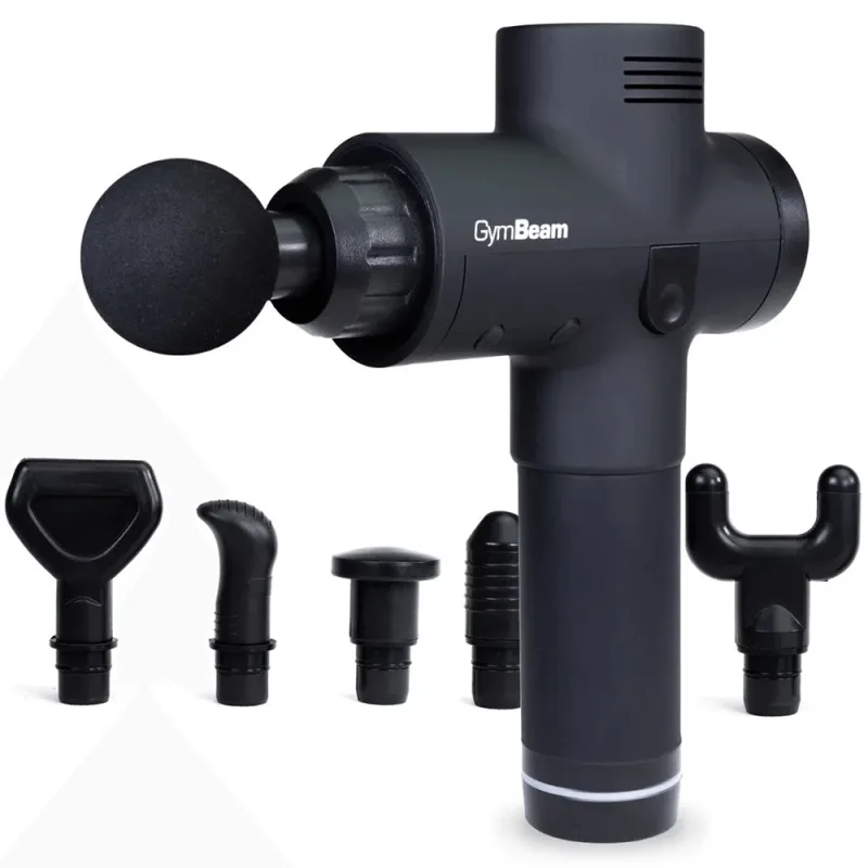 GymBeam VI Black, pistol de masaj, negru — preț și oferte