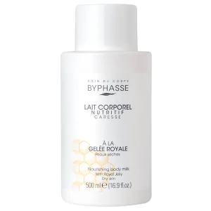 Byphasse, lapte de corp hrănitor cu jeleu regal, piele uscată, 500 ml
