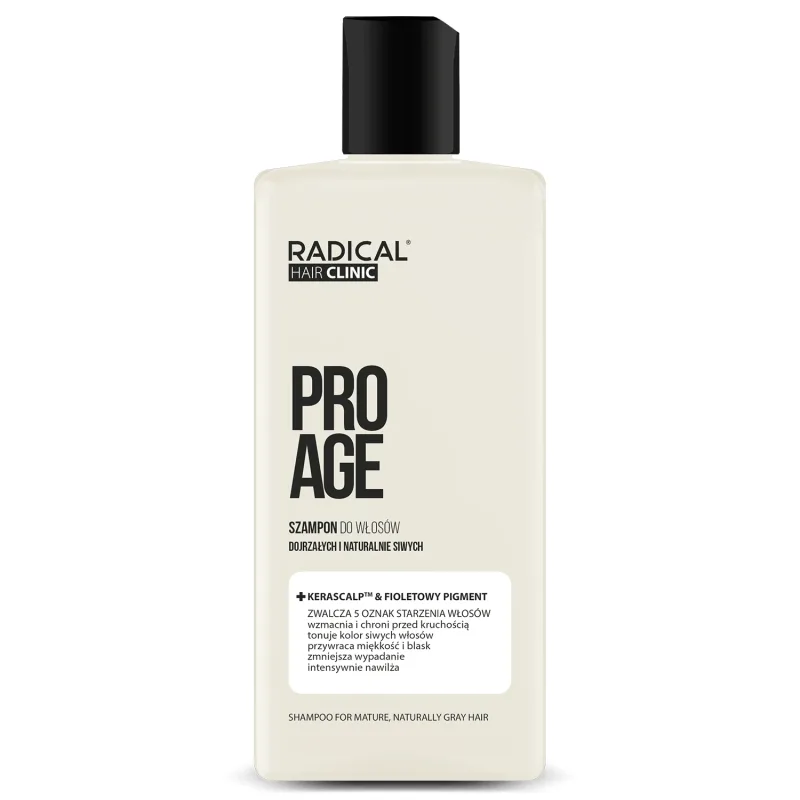 Radical Hair Clinic Pro Age, șampon pentru păr matur și gri natural, 300 ml — preț și oferte