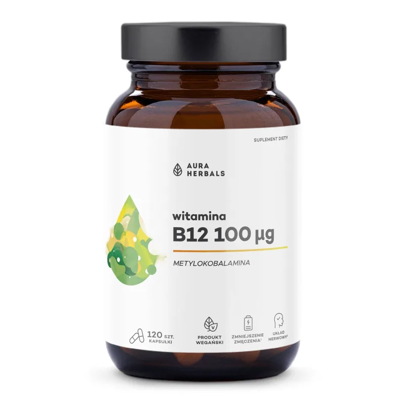 Aura Herbals Vitamina B12 100 µg, 120 capsule — preț și oferte