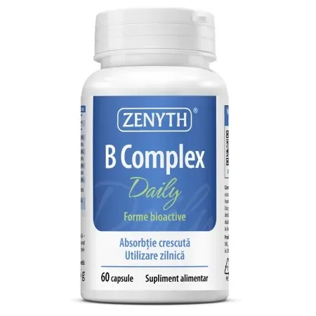 B Complex Daily, 60 capsule, Zenyth Pharmaceuticals — preț și oferte