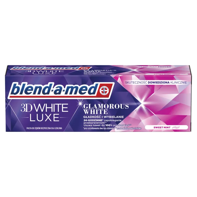 Blend-a-med 3D White Luxe, pastă de dinți, Glamorous White, 75 ml — preț și oferte