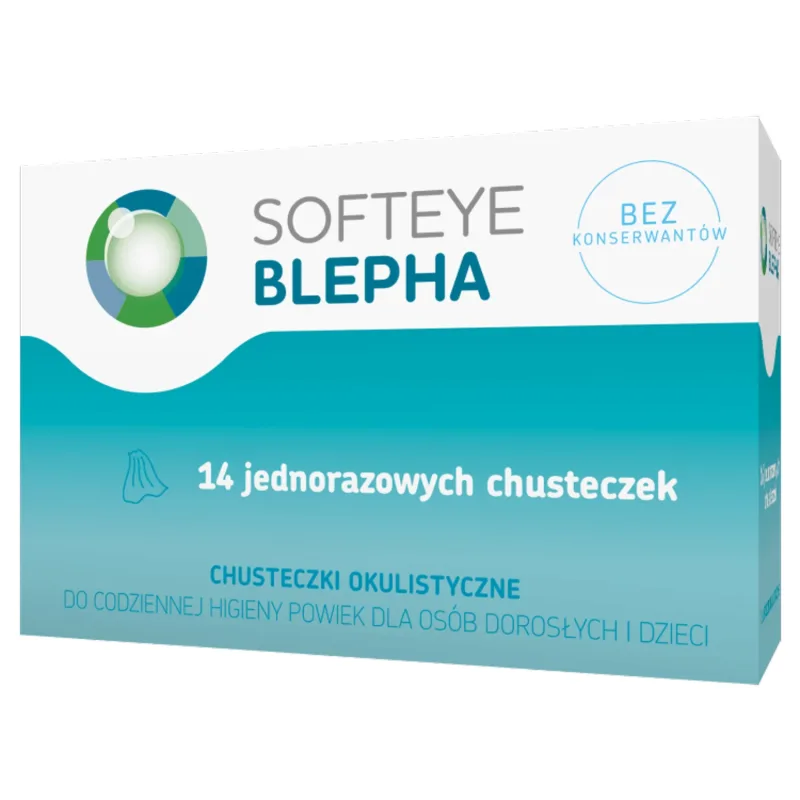 Softeye Blepha, șervețele oftalmice, 14 bucăți Polpharma — preț și oferte