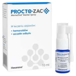 Procto-Zac MemeThol Barrier Spray, 10 ml
