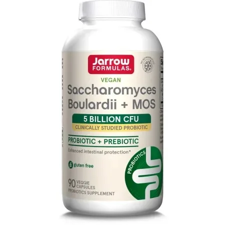 Saccharomyces Boulardii MOS, 90 capsule, Jarrow Formulas – Secom — preț și oferte
