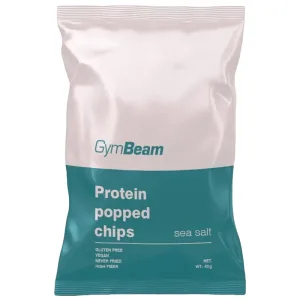 GymBeam, chipsuri proteice, sare de mare, 40 g