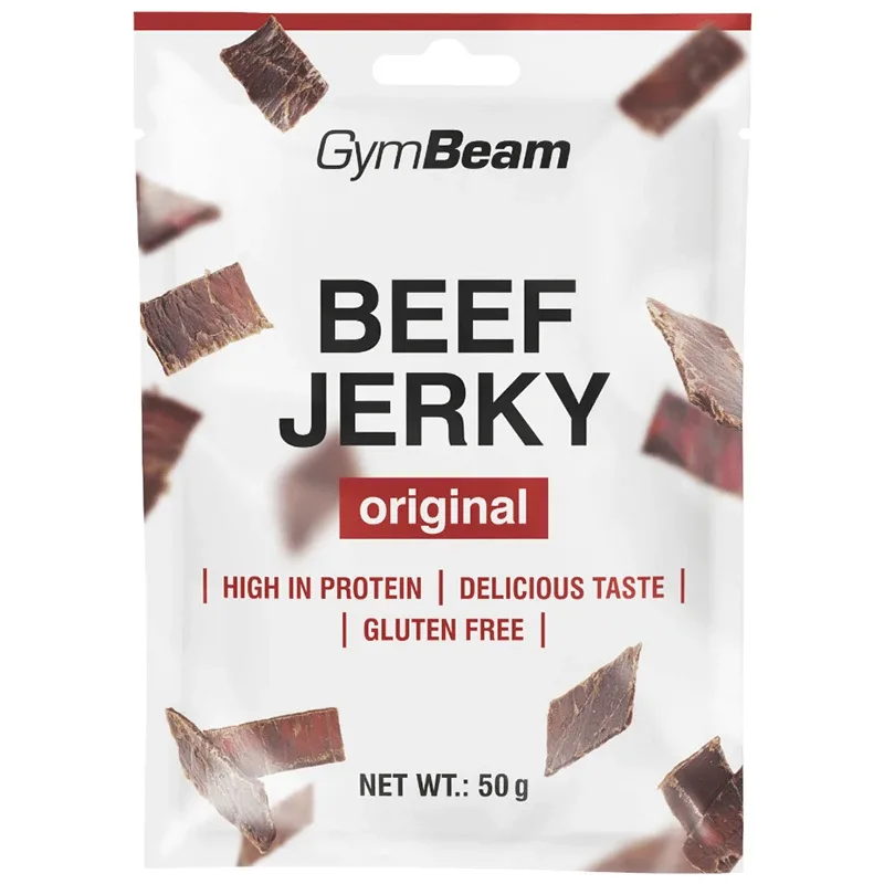 GymBeam, bară de carne de vită uscată, 50 g — preț și oferte