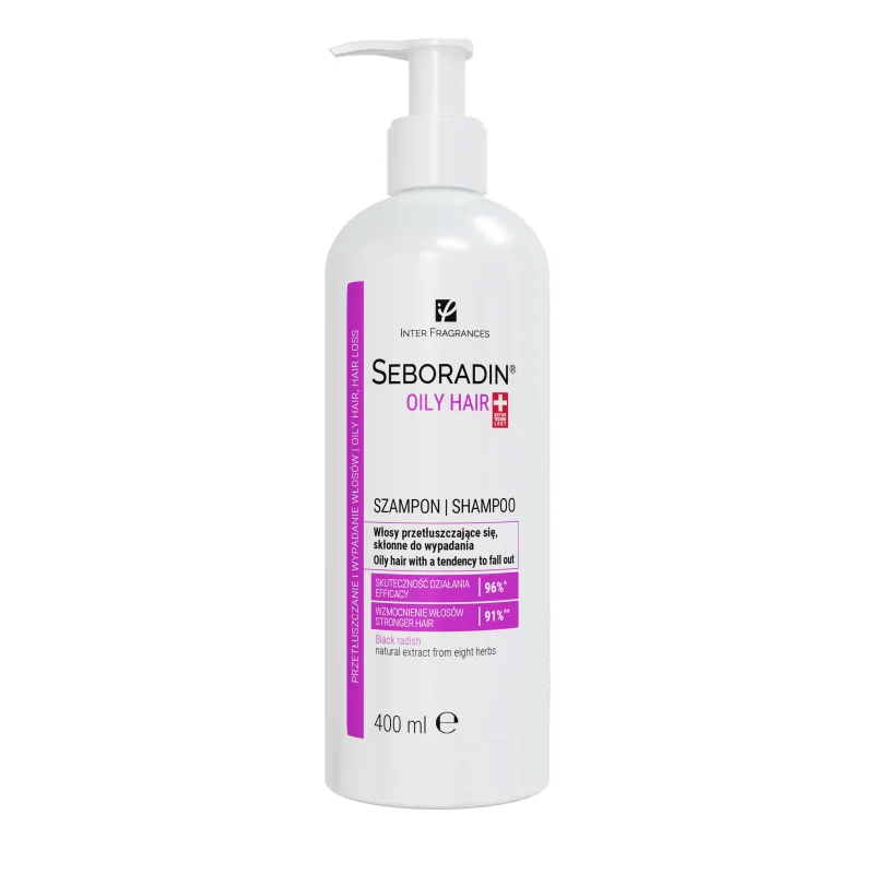 Seboradin Oily Hair, Șampon pentru păr gras cu tendință de cădere, 400 ml — preț și oferte