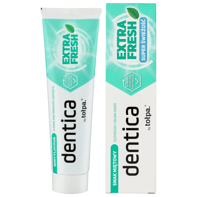 Dentica, pastă de dinți, aromă de mentă, Extra Fresh, 100 ml Denticare-Gate Kft — preț și oferte