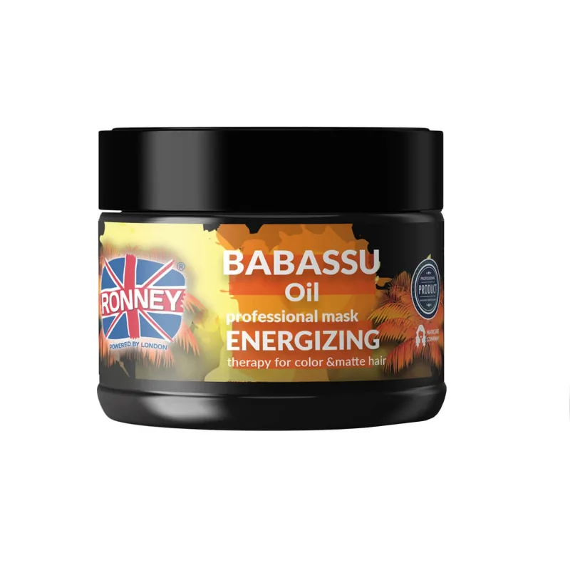 Ronney Babassu Oil Energizing Therapy, Mască energizantă pentru părul vopsit și lipsit de strălucire, 300 ml — preț și oferte